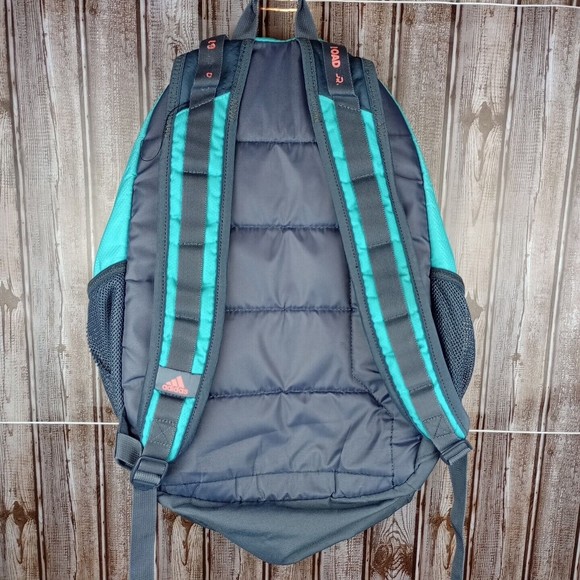 Adidas Mint Green & Gray Backpack load spring large pockets - Picture 2 of 10